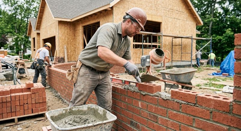 Brick Chimney Installation in Boston, MA